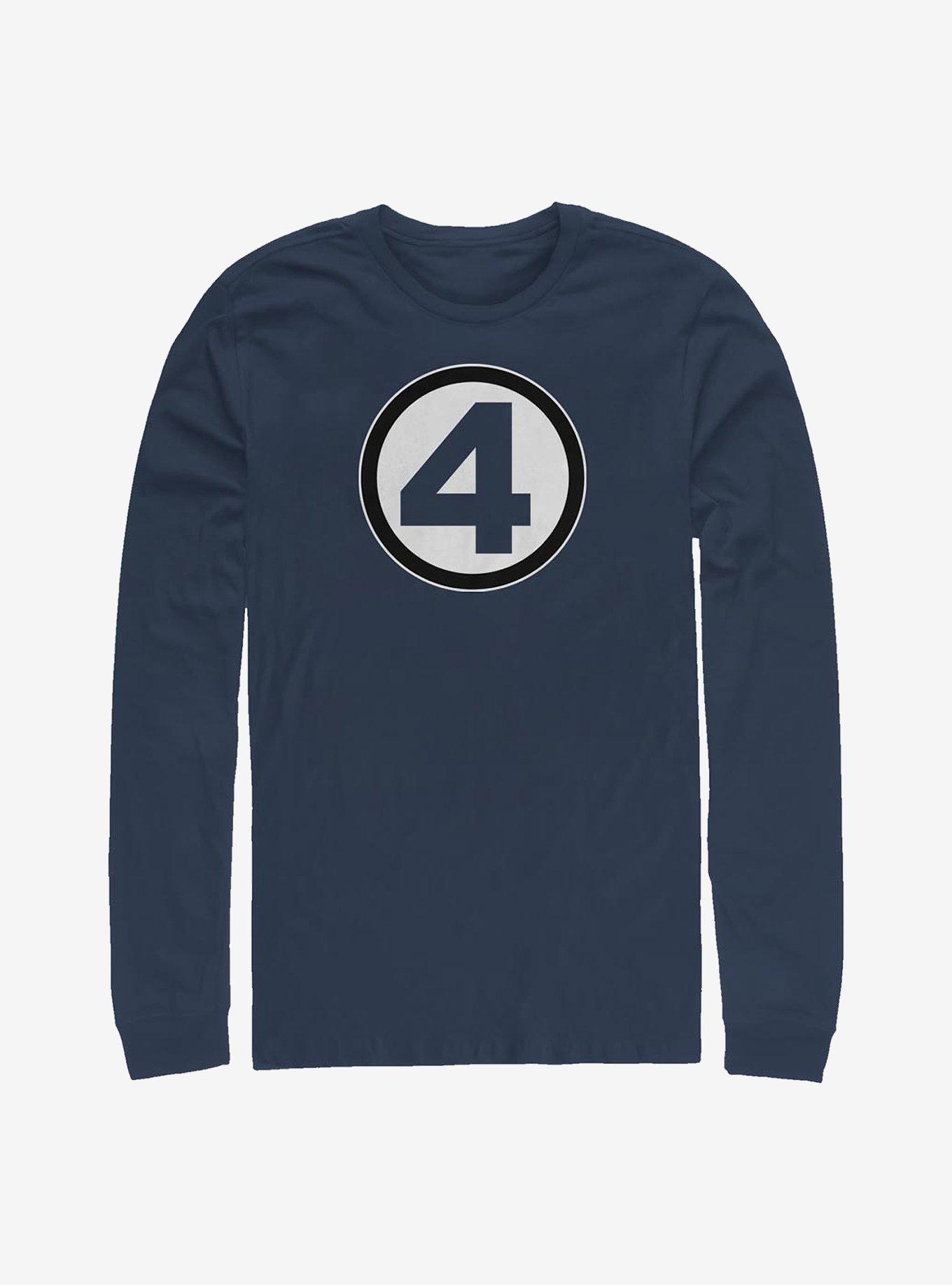 Marvel Fantastic Four Classic Costume Long-Sleeve T-Shirt, NAVY, hi-res