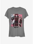 Marvel Deadpool Panel Up Girls T-Shirt, CHARCOAL, hi-res