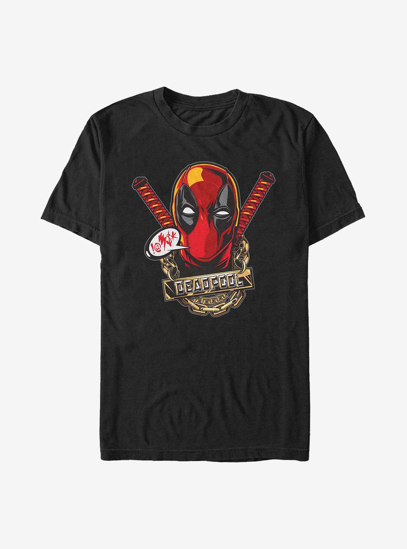 Marvel Deadpool Gold Plated T-Shirt, , hi-res