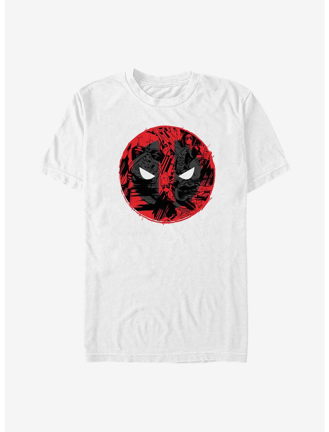 Marvel Deadpool Logo Fill T-Shirt, WHITE, hi-res