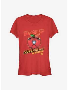 Marvel Iron Man Teachers Are Superheroes Girls T-Shirt, , hi-res