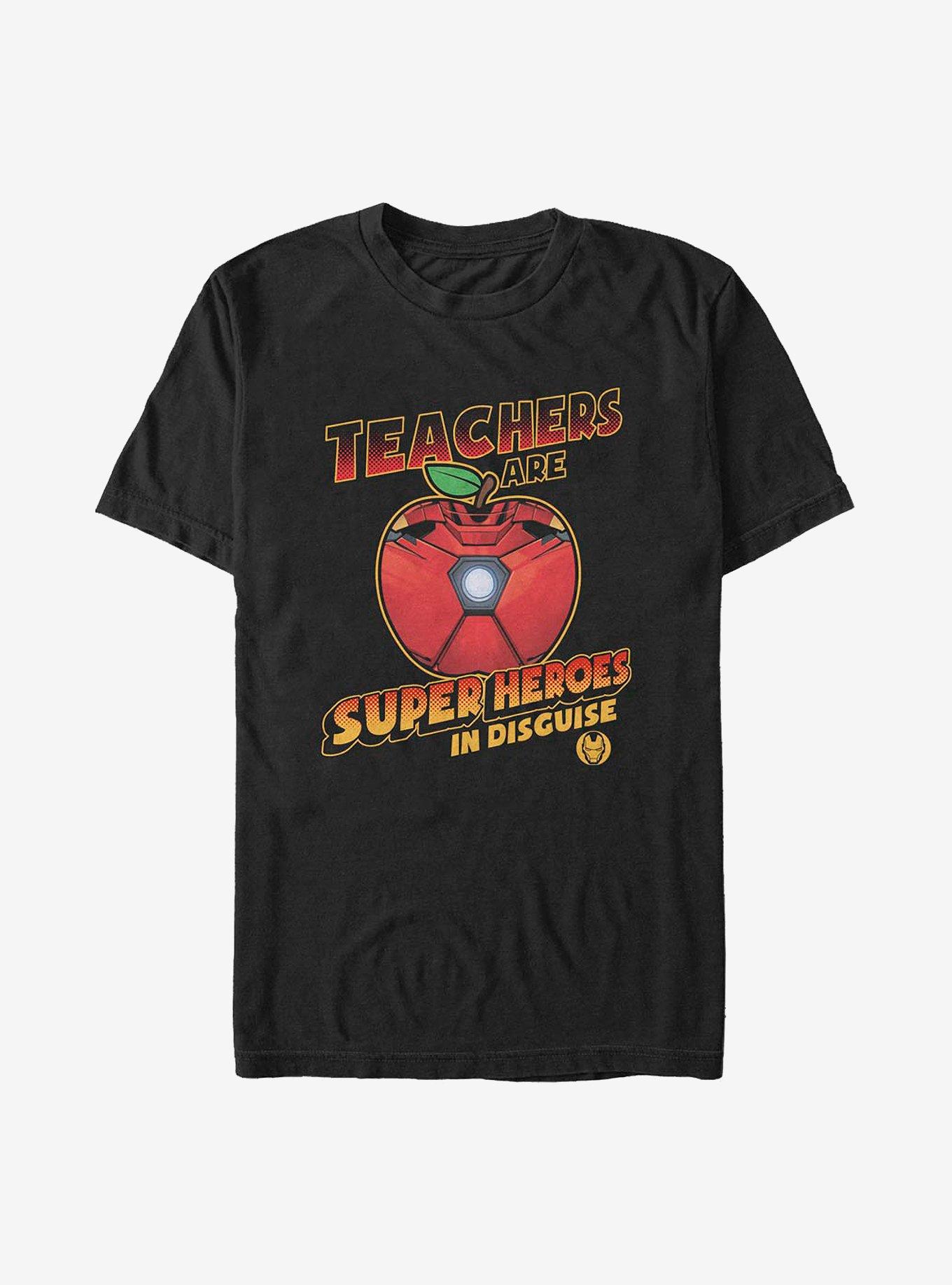 Marvel Iron Man Teachers Are Superheroes T-Shirt, , hi-res