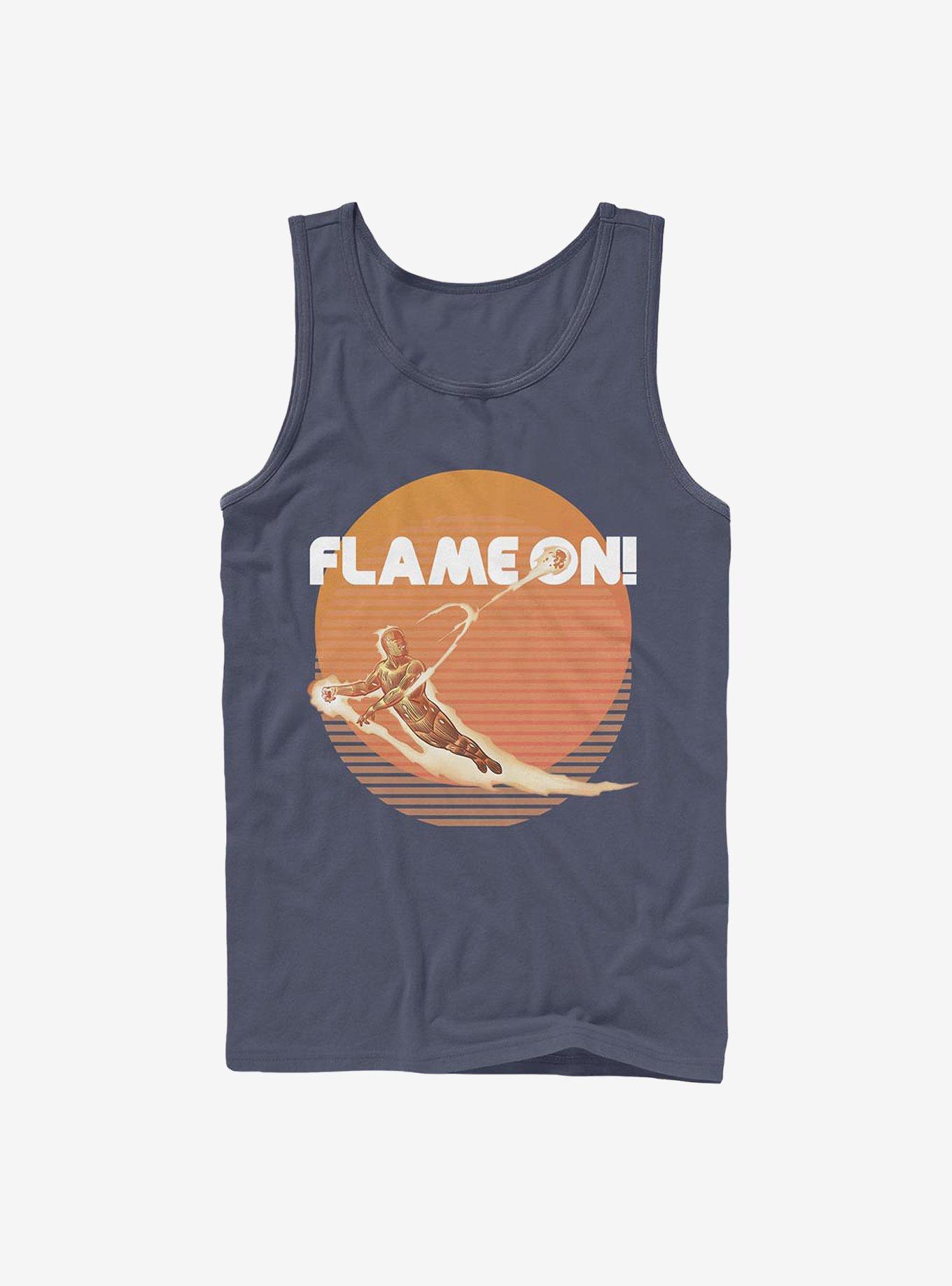 Marvel Fantastic Four Retro Flame Tank, NAVY, hi-res