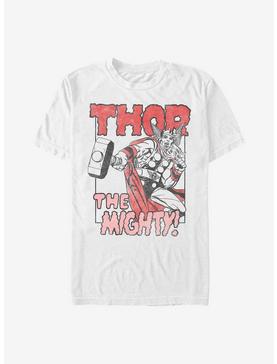 Marvel Thor The Mighty T-Shirt, WHITE, hi-res