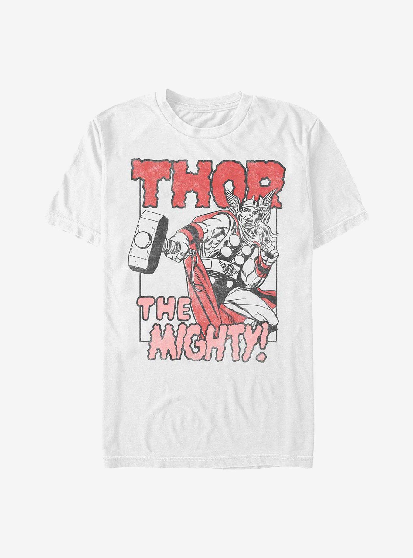 Marvel Thor The Mighty T-Shirt, WHITE, hi-res