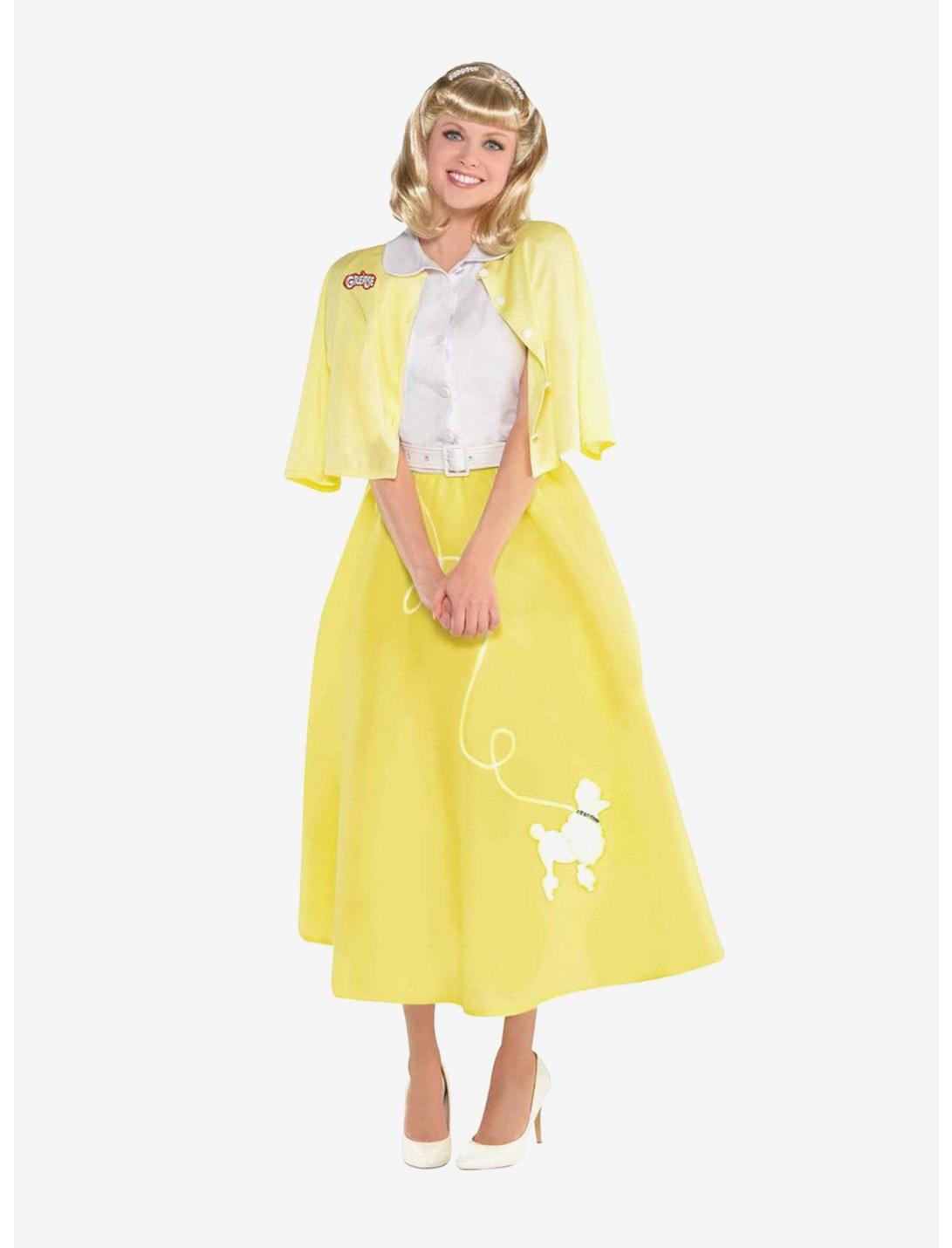 Grease Summer Nights Sandy Costume, YELLOW, hi-res