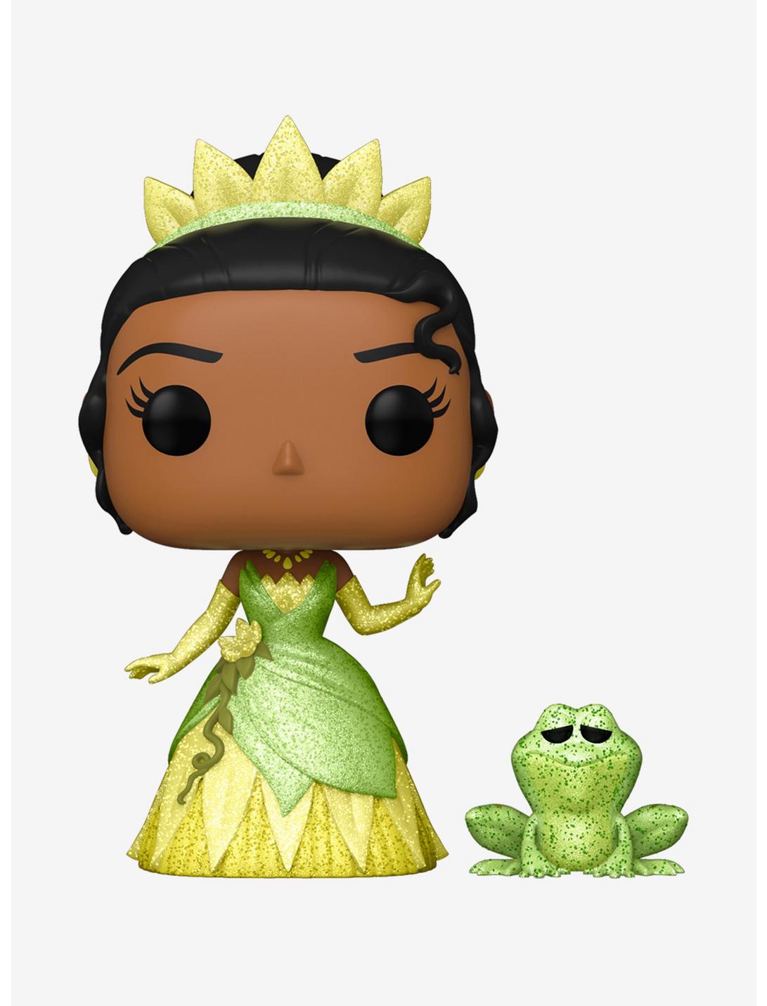 Funko Pop! Disney Princess Princess Tiana & Naveen Glitter Vinyl Figures - BoxLunch Exclusive, , hi-res