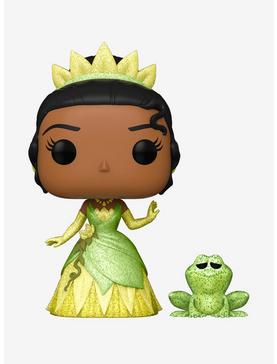 Funko Pop! Disney Princess Princess Tiana & Naveen Glitter Vinyl Figures - BoxLunch Exclusive, , hi-res