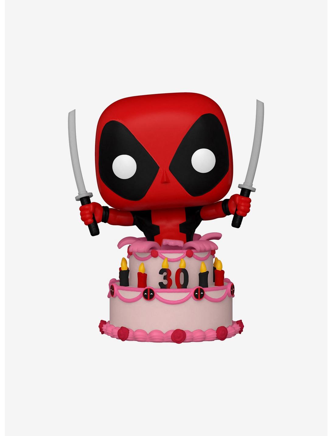 Funko Pop! Marvel Deadpool 30th Anniversary Deadpool in Cake Vinyl Bobble-Head, , hi-res