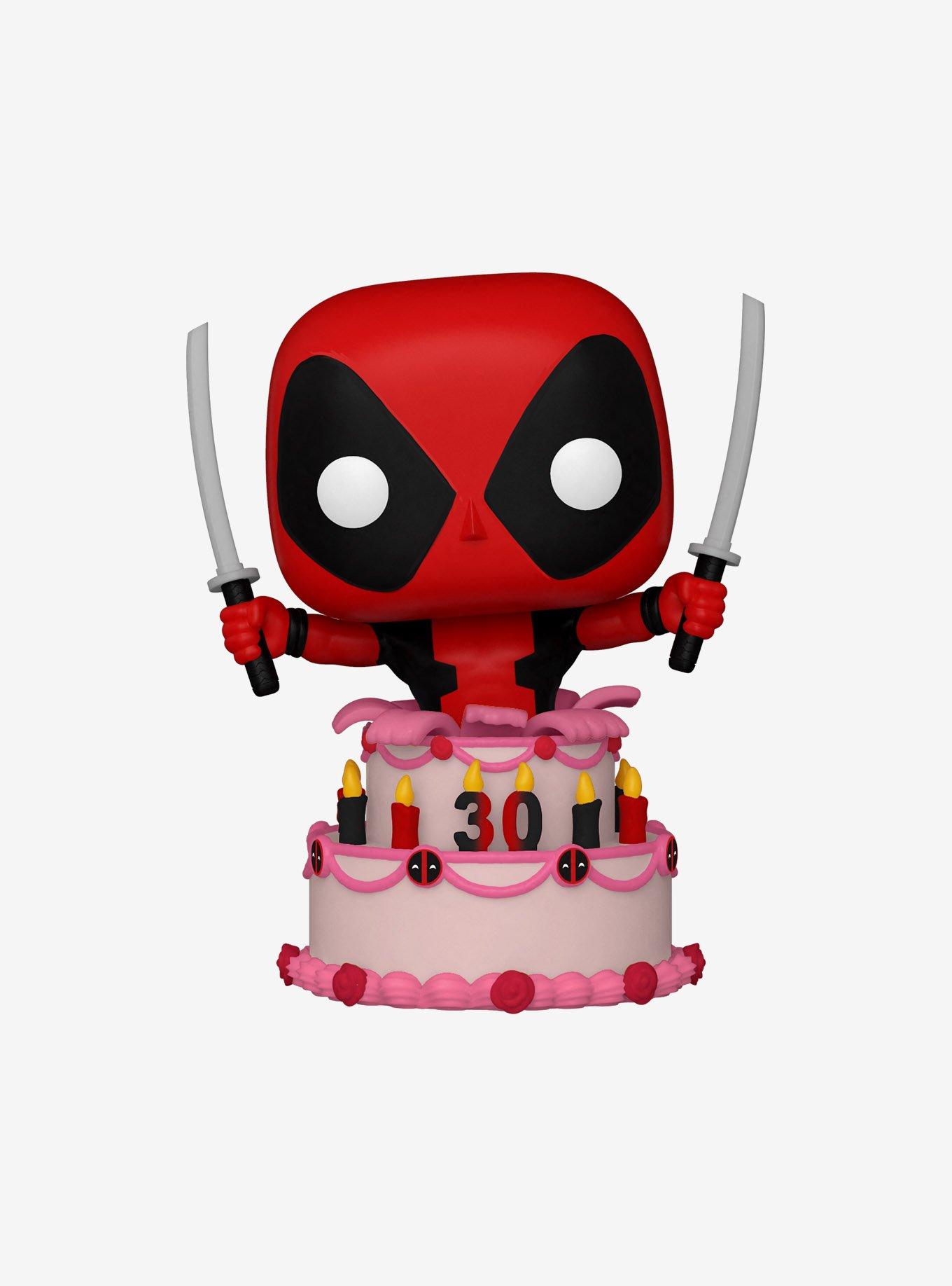 POP Marvel: Deadpool 30th - Deadpool in Cake, Multicolor