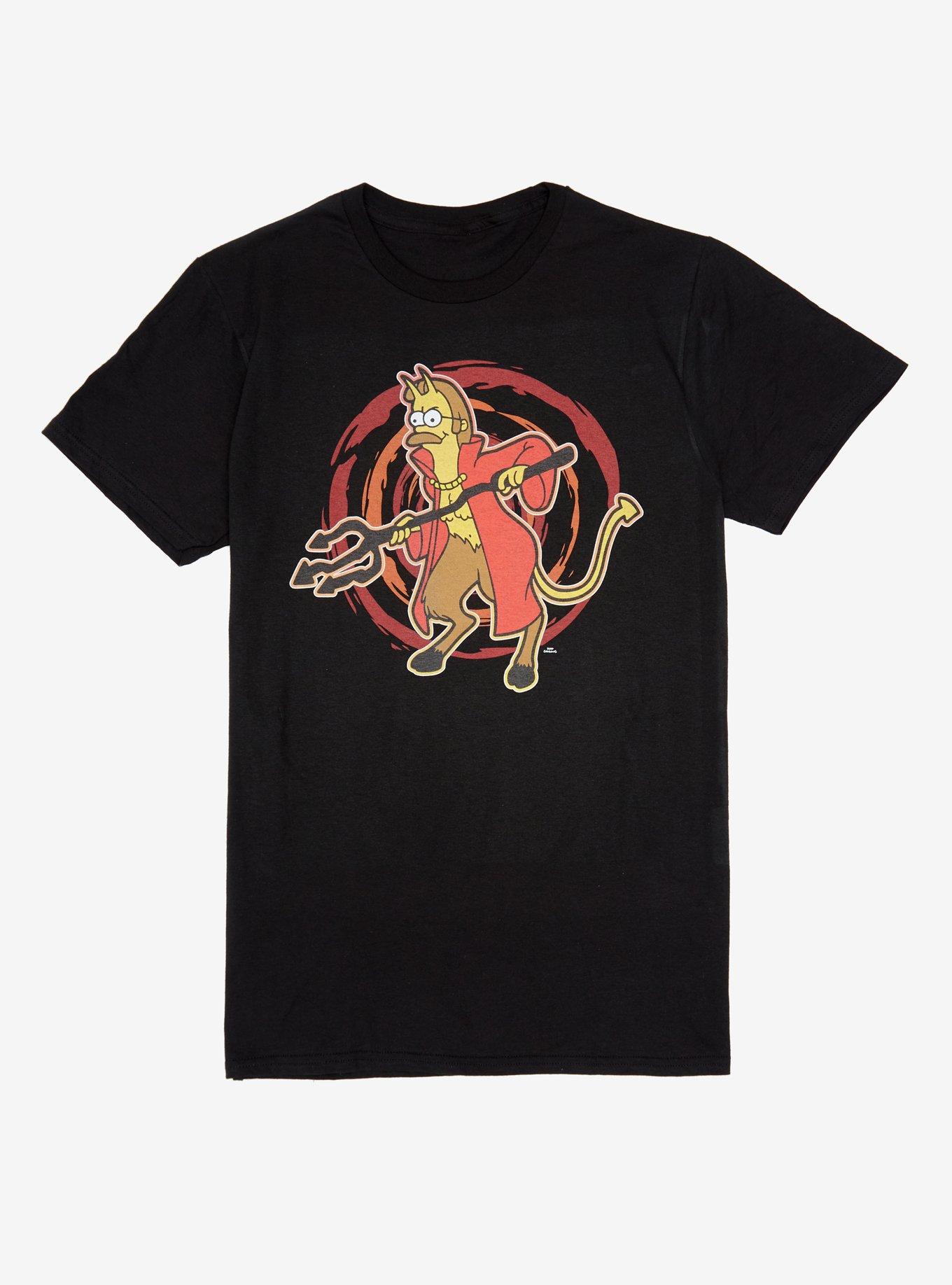 The Simpsons Devil Flanders T-Shirt - BoxLunch Exclusive, BLACK, hi-res