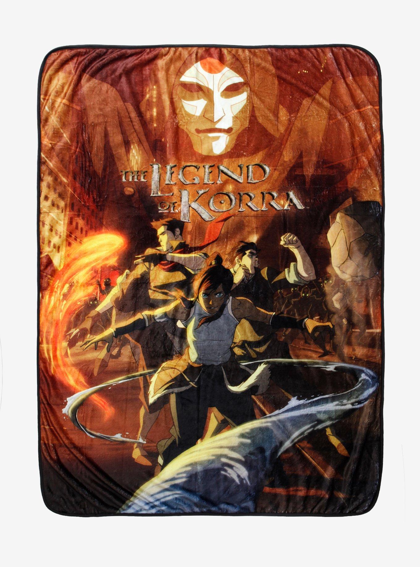 The Legend Of Korra Poster Throw Blanket, , hi-res