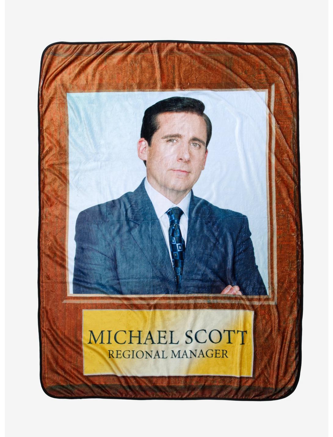 The Office Michael Scott Regional Manager Throw Blanket, , hi-res