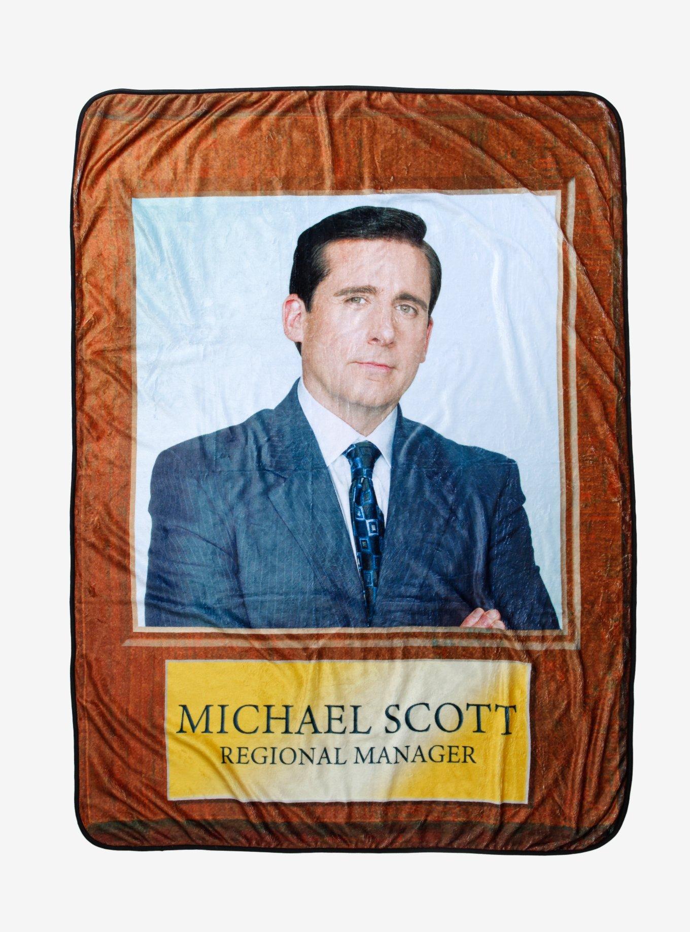 The Office Michael Scott Regional Manager Throw Blanket, , hi-res