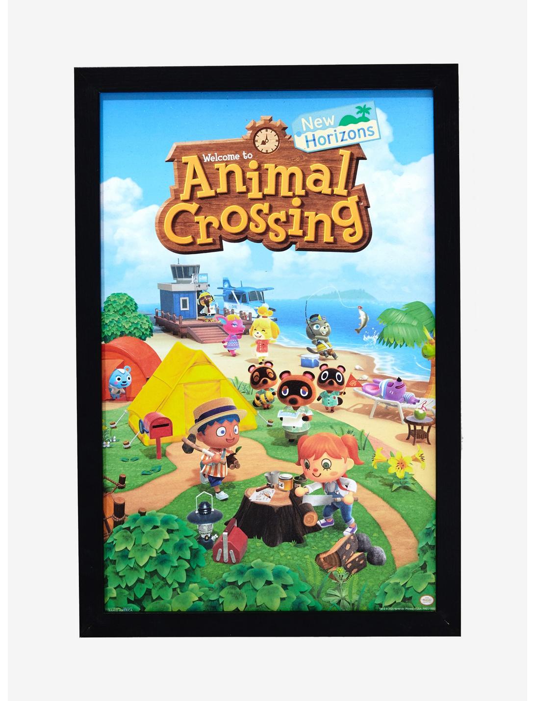 Animal Crossing: New Horizons Pathway Framed Wood Wall Art, , hi-res