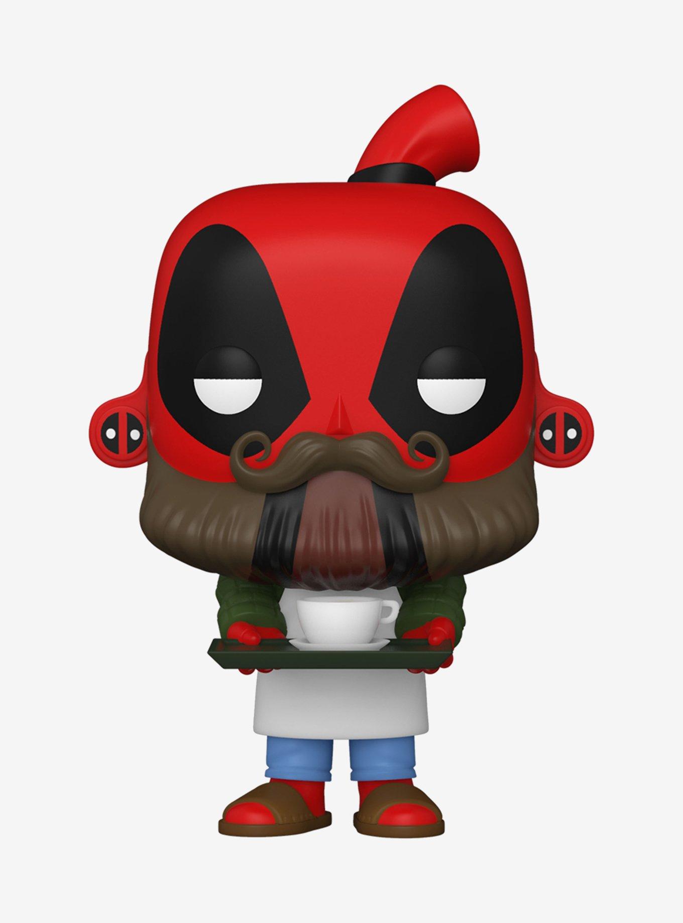 Funko Marvel Deadpool 30th Anniversary Pop! Coffee Barista Deadpool Vinyl Figure, , hi-res