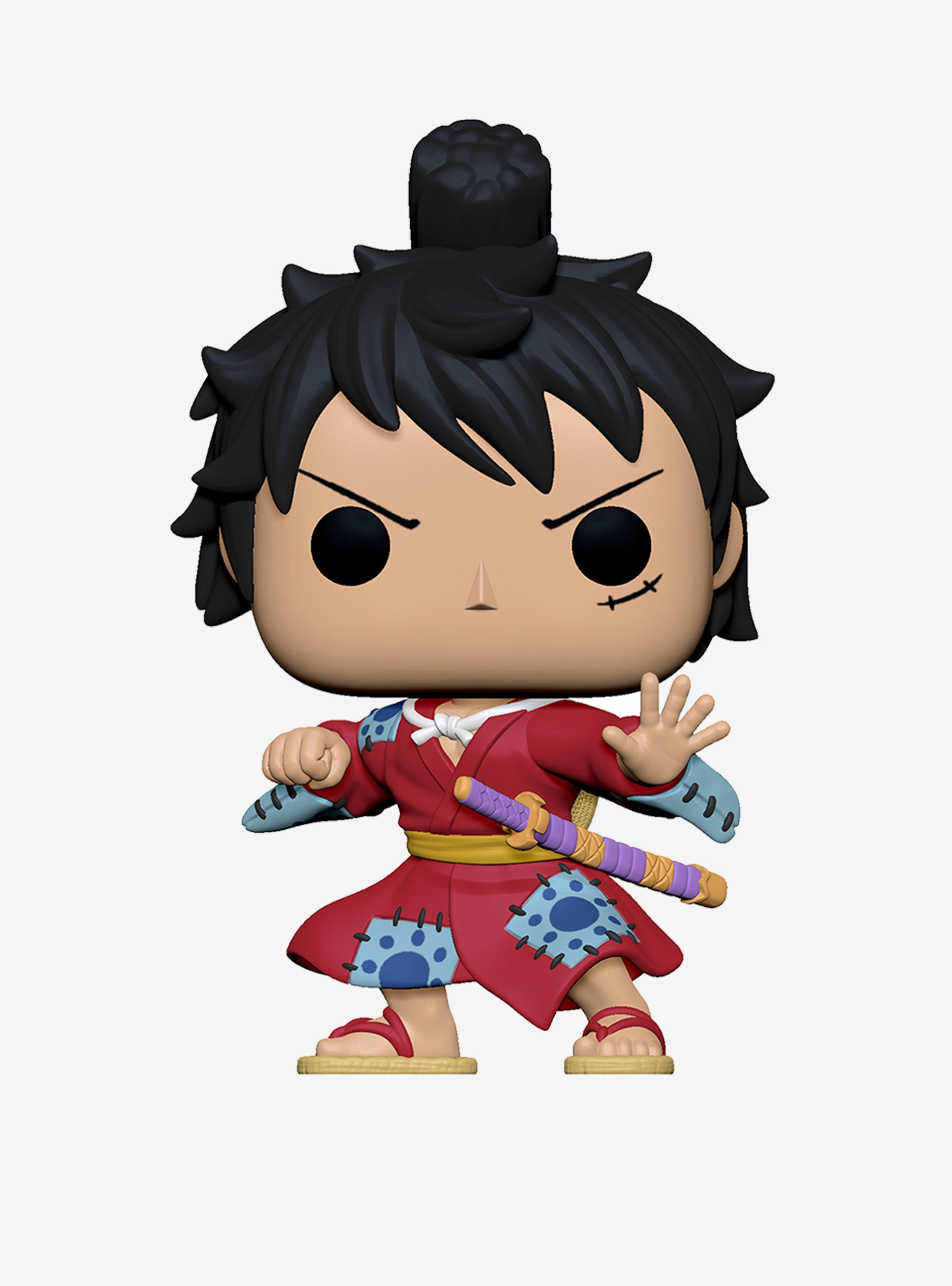 Funko One Piece Pop! Animation Luffy Kimono (Metallic) Vinyl Figure Hot Topic Exclusive, , hi-res