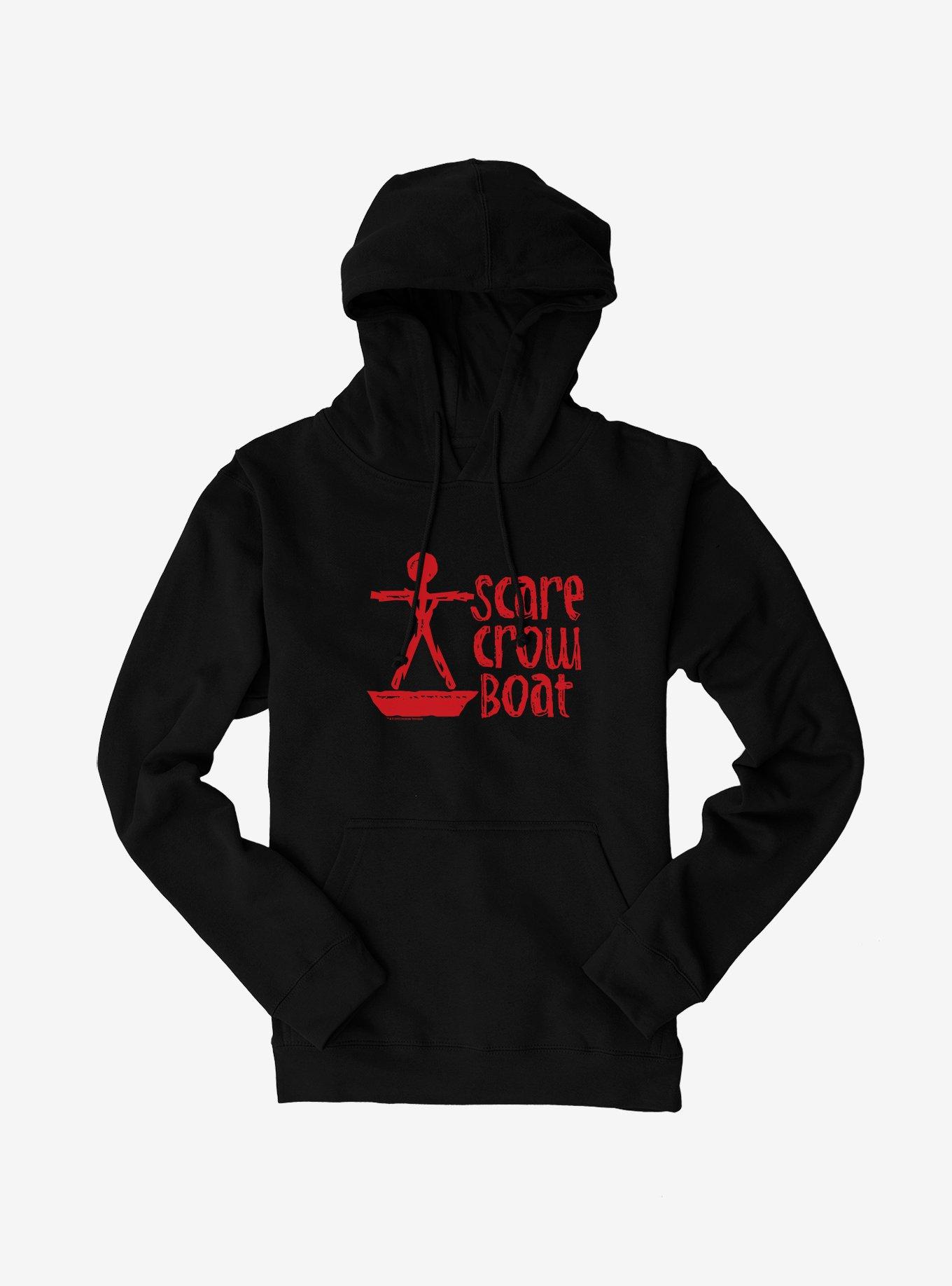 Parks And Recreation Scarecrow Boat Logo Hoodie, BLACK, hi-res