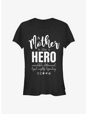 Marvel Avengers A Mother Hero Quote Girls T-Shirt, , hi-res