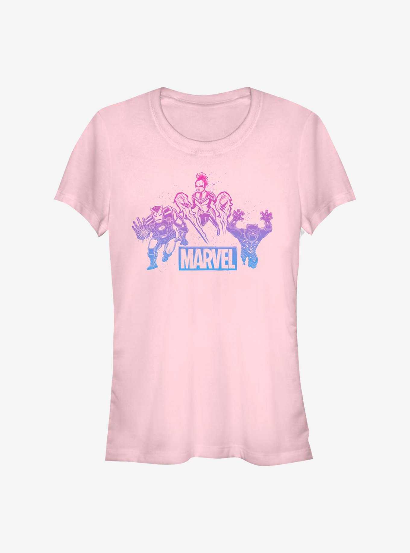 Marvel Avengers Gradient Group Girls T-Shirt, , hi-res