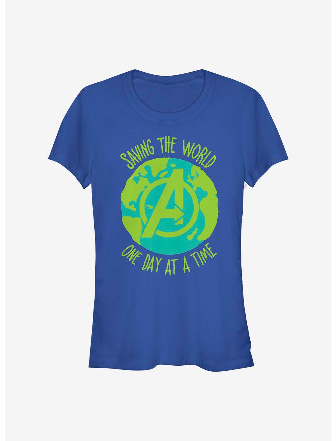 Marvel Avengers World Time Girls T-Shirt, ROYAL, hi-res