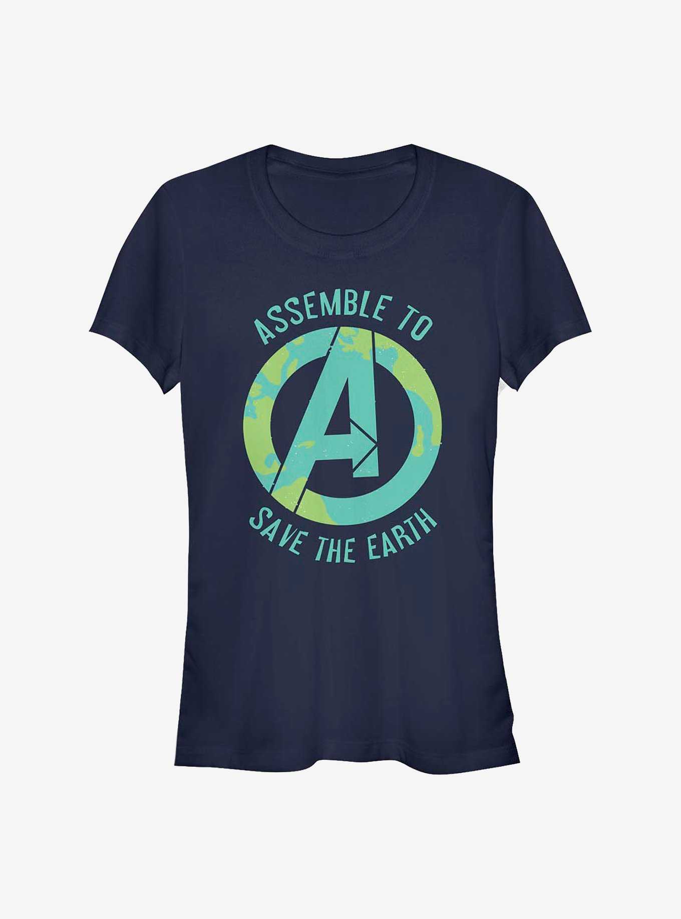 Marvel Avengers Assembling To Save Girls T-Shirt, , hi-res