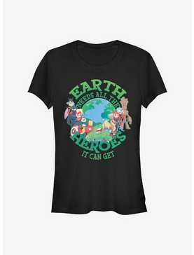 Marvel Avengers Earth Needs Heroes Girls T-Shirt, , hi-res