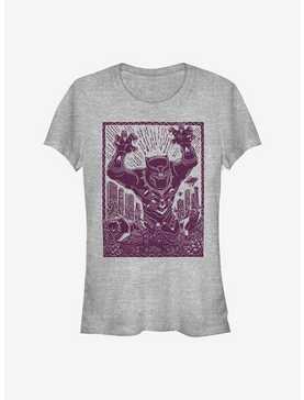 Marvel Black Panther Stencil Girls T-Shirt, , hi-res