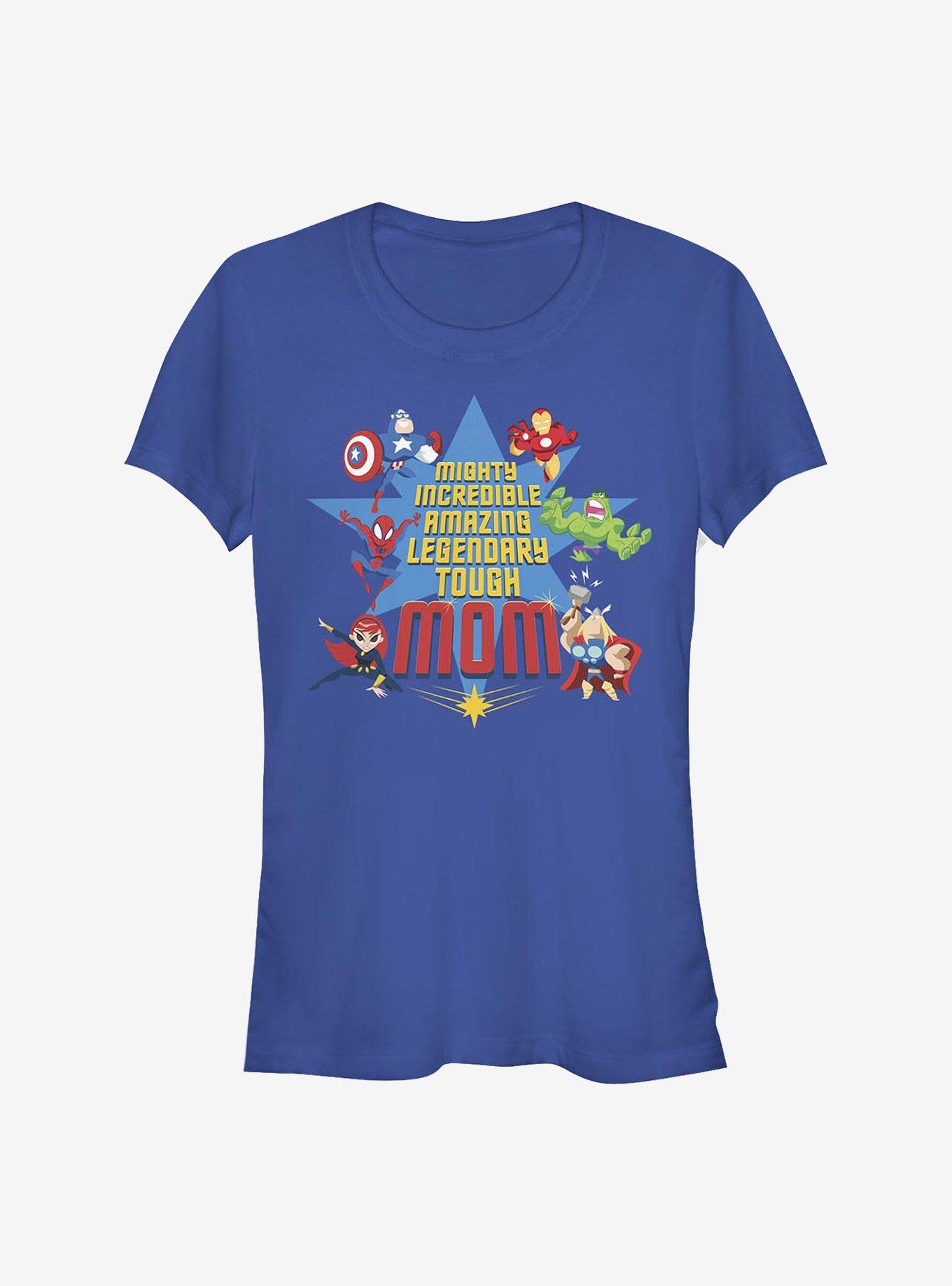 Marvel Avengers Mom Cute Listed Girls T-Shirt