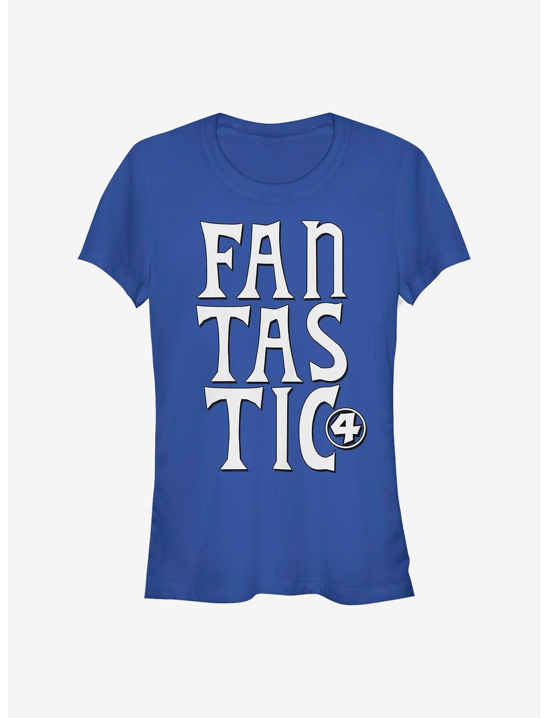 Marvel Fantastic Four Fantastic Words Girls T-Shirt, ROYAL, hi-res