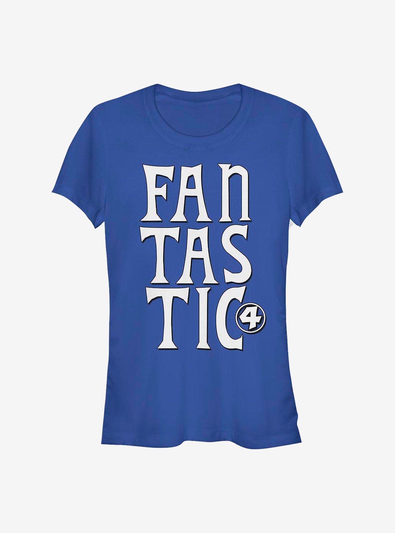 Marvel Fantastic Four Fantastic Words Girls T-Shirt, ROYAL, hi-res