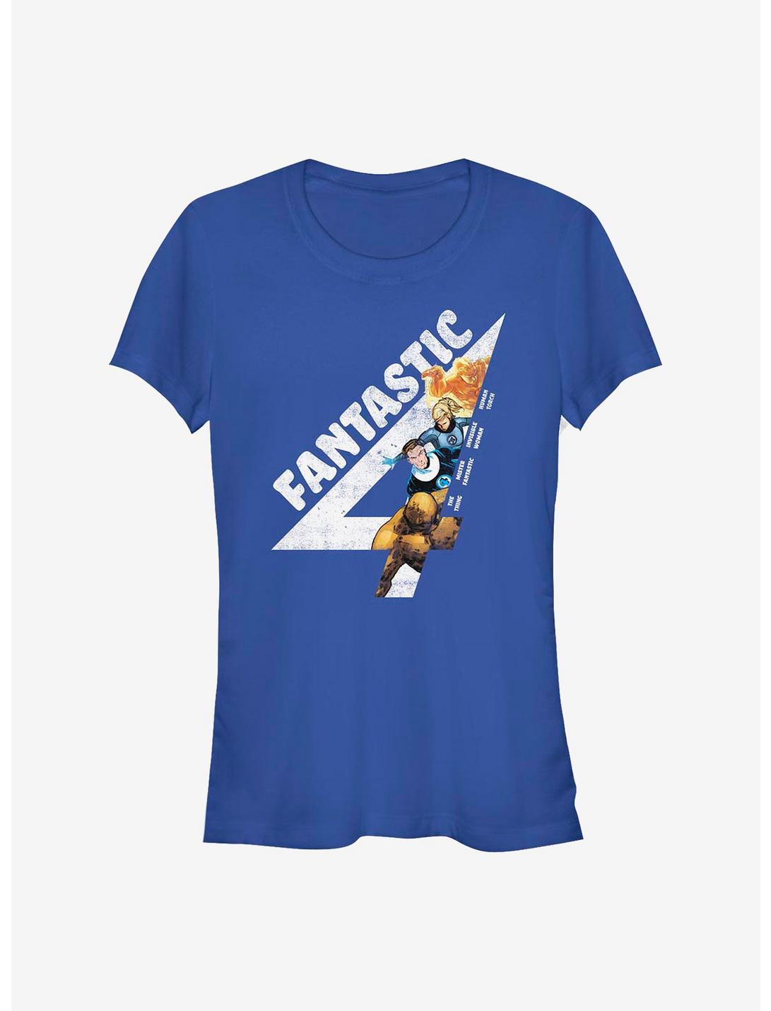 Marvel Fantastic Four Fantastically Vintage Girls T-Shirt, ROYAL, hi-res