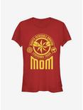 Marvel Avengers Mom Tonal Badges Girls T-Shirt, RED, hi-res