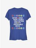 Marvel Avengers Mother Attributed Hero Girls T-Shirt, ROYAL, hi-res