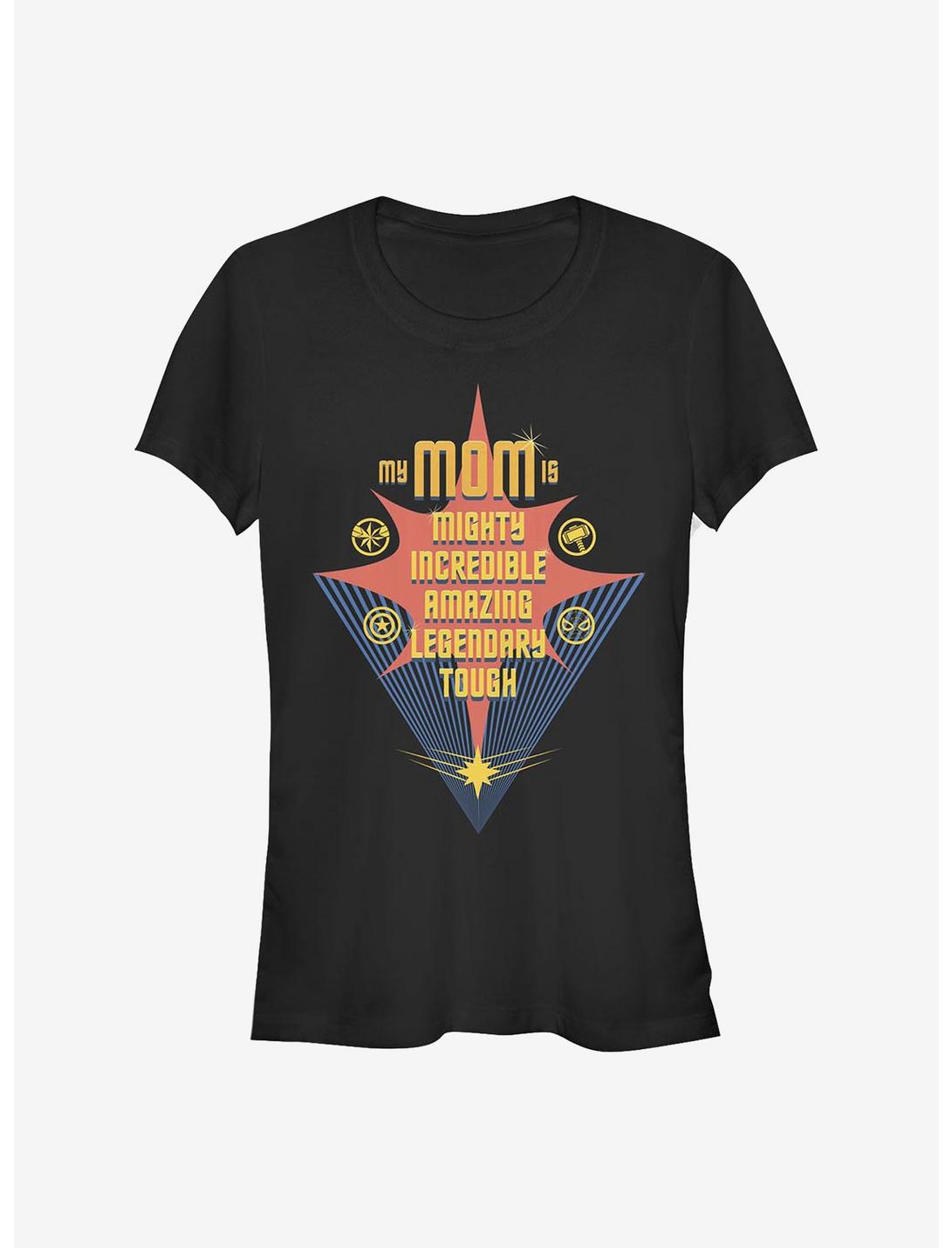Marvel Avengers My Mom Is All Of These Girls T-Shirt, BLACK, hi-res