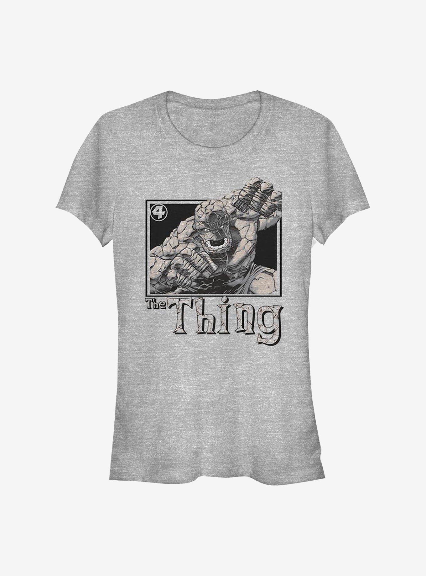 Marvel Fantastic Four Thing Pose Girls T-Shirt, ATH HTR, hi-res