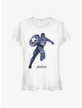 Marvel Captain America Cap Scene Girls T-Shirt, , hi-res