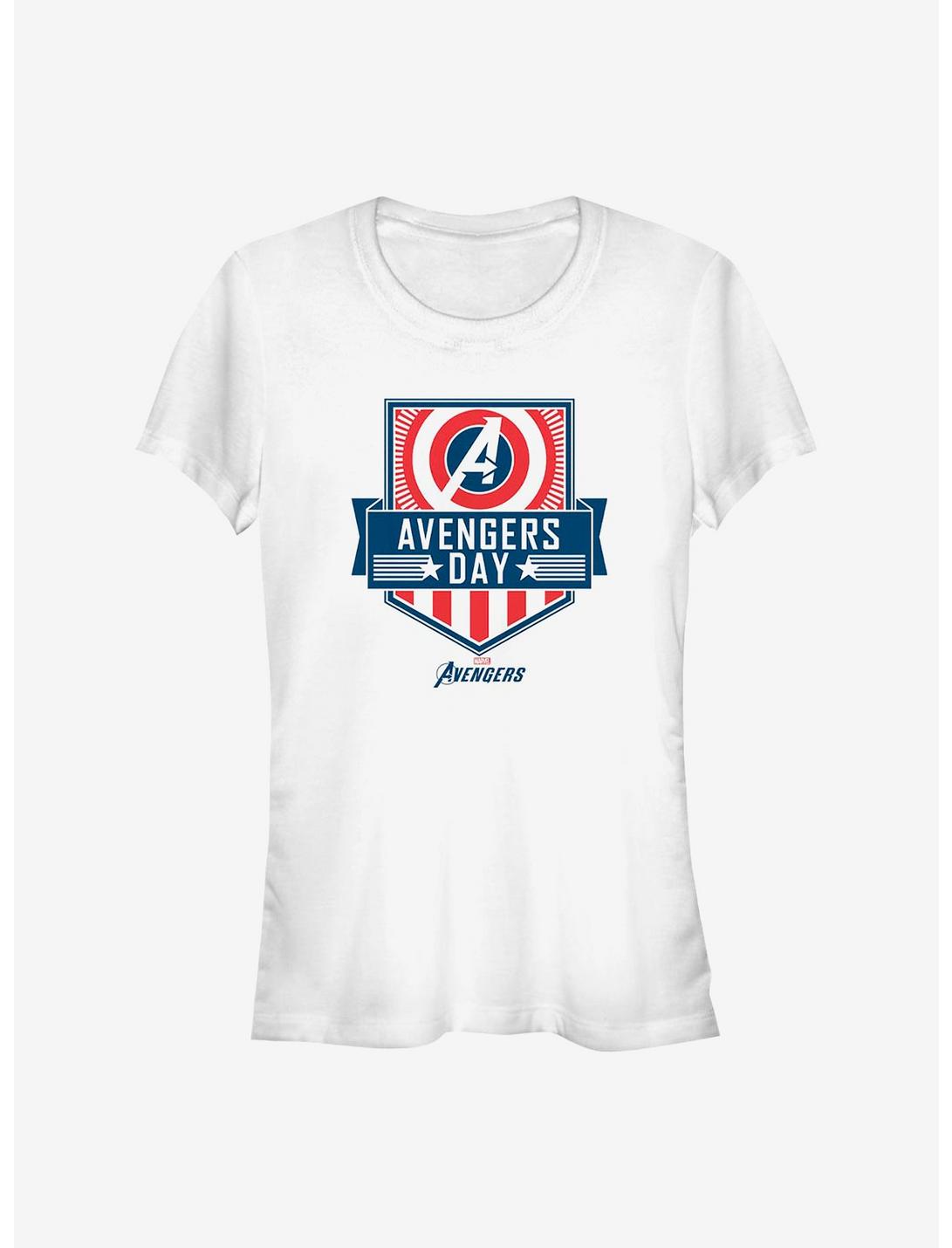 Marvel Captain America Day Of Avengers Girls T-Shirt, WHITE, hi-res