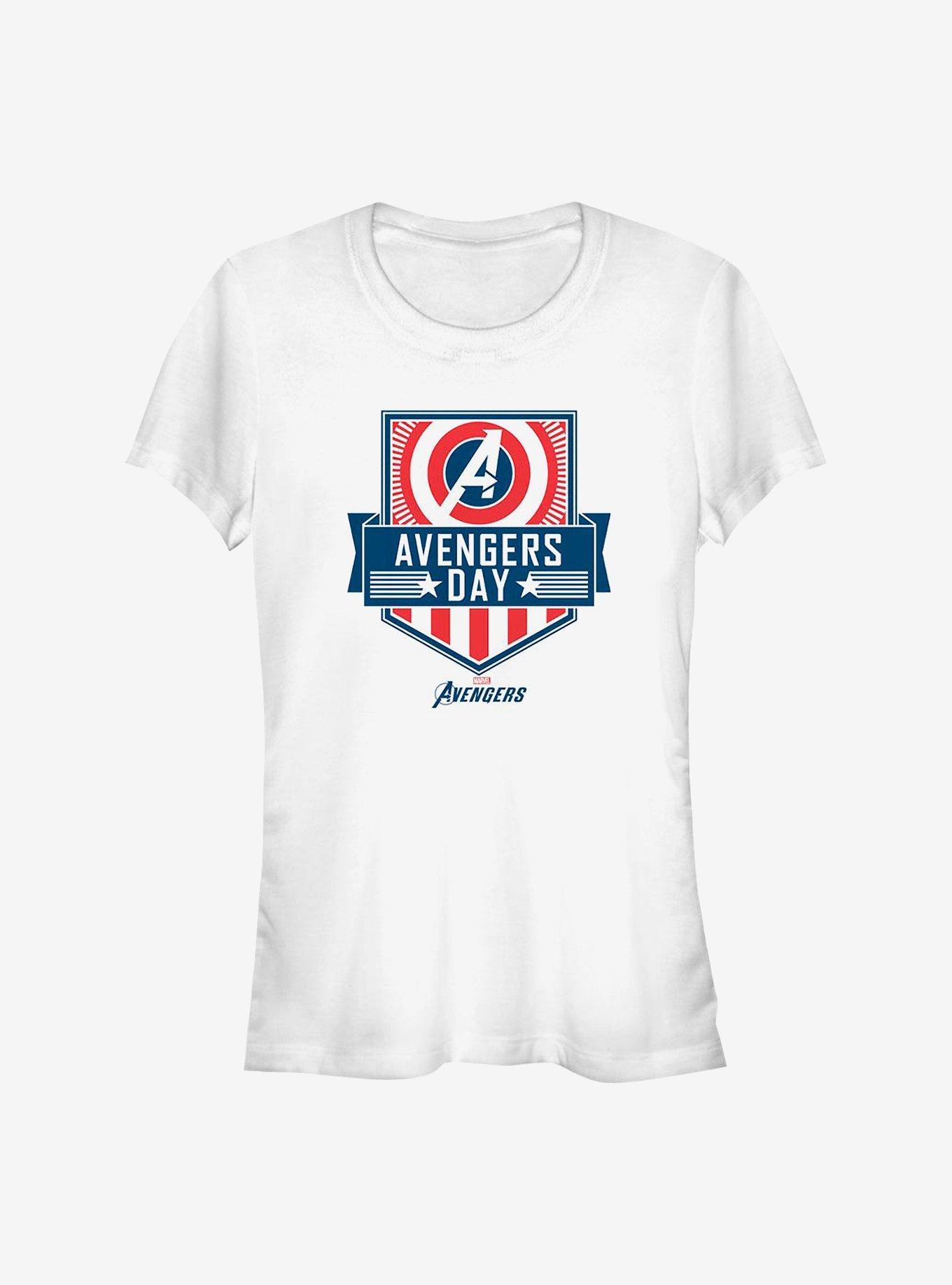 Marvel Captain America Day Of Avengers Girls T-Shirt, WHITE, hi-res