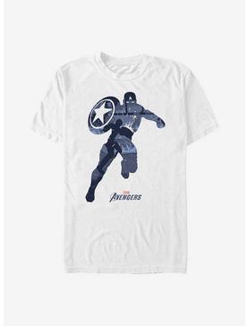 Marvel Captain America Cap Scene T-Shirt, WHITE, hi-res