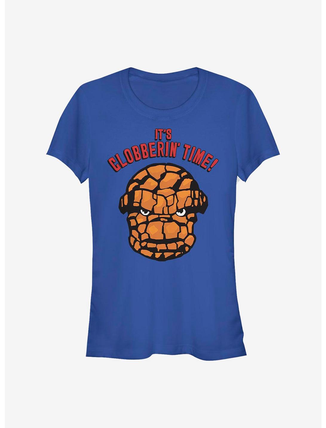 Marvel Fantastic Four Clobberin' Time Girls T-Shirt, ROYAL, hi-res