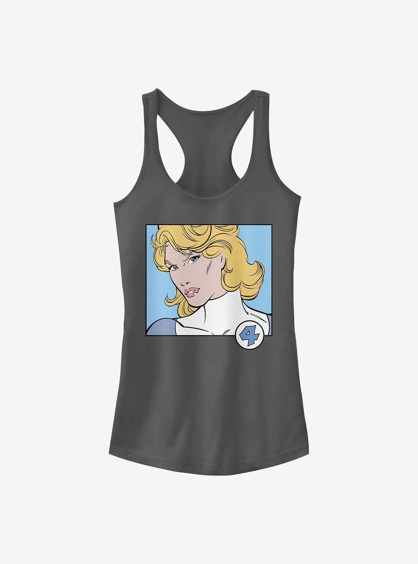 Marvel Fantastic Four Pop Susan Girls Tank, CHARCOAL, hi-res