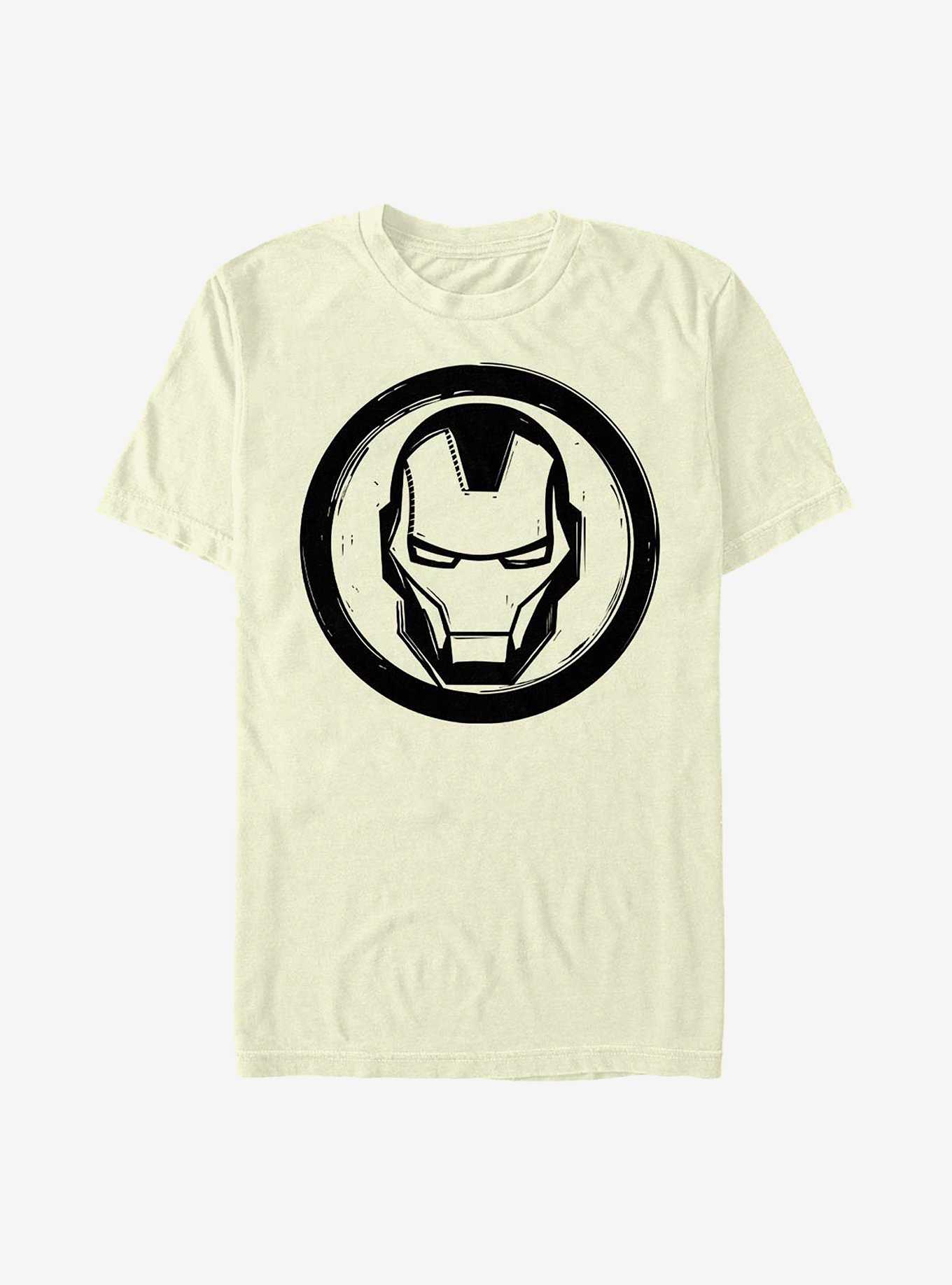 Marvel Iron Man Woodcut Ironman T-Shirt, , hi-res