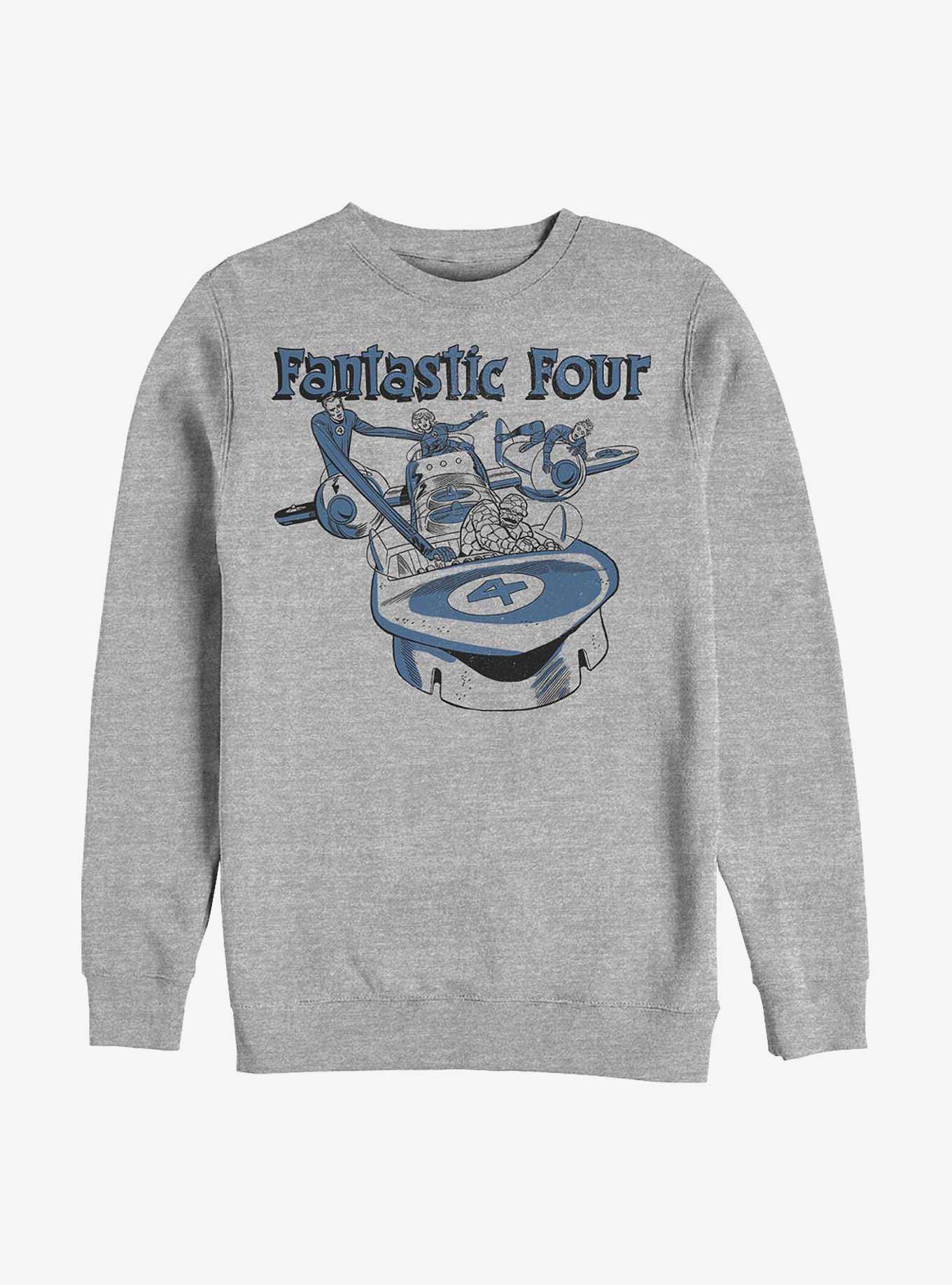Marvel Fantastic Four Classic Four Crew Sweatshirt, , hi-res