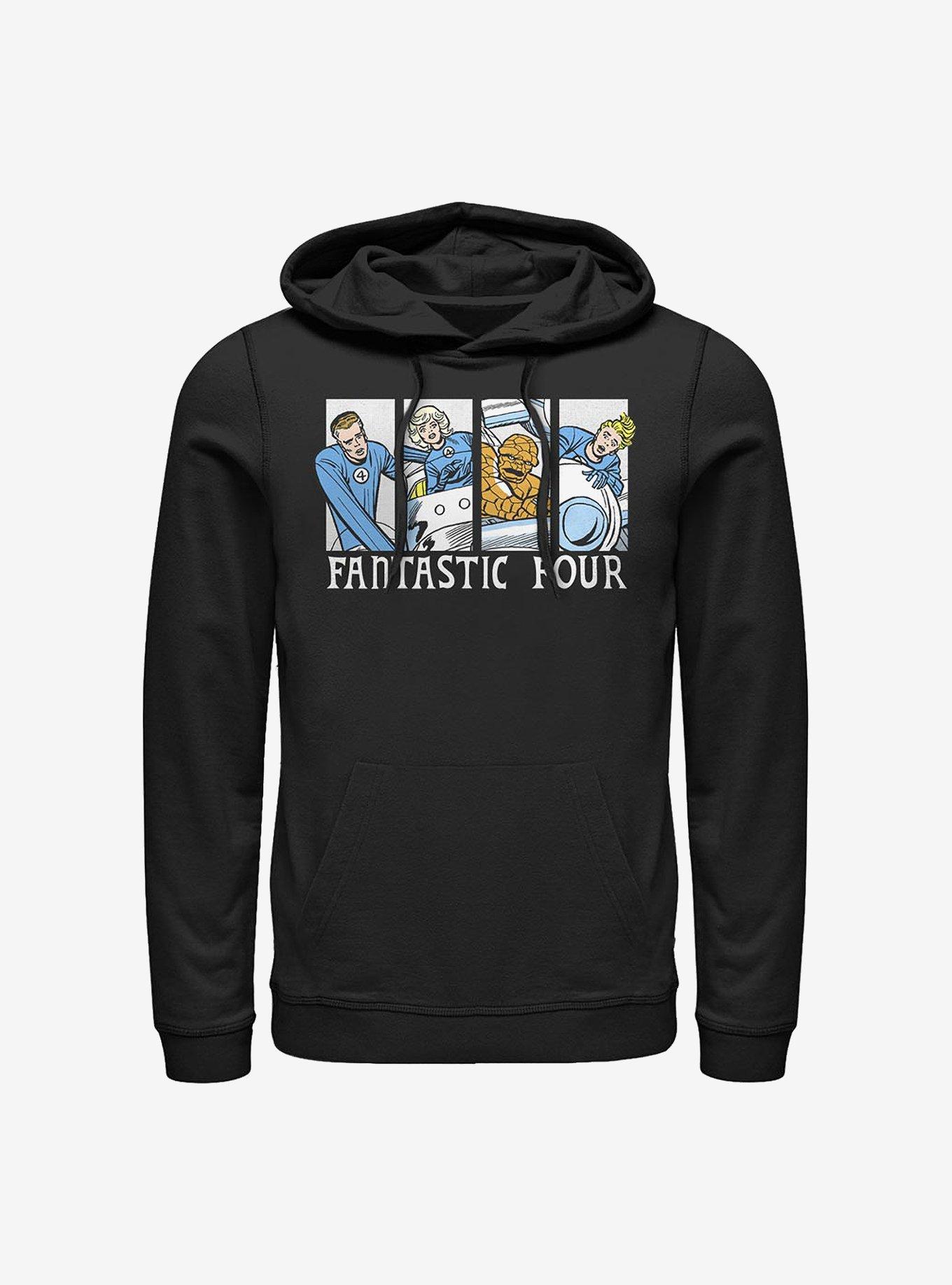 Marvel Fantastic Four Fantastic Comic Hoodie, BLACK, hi-res