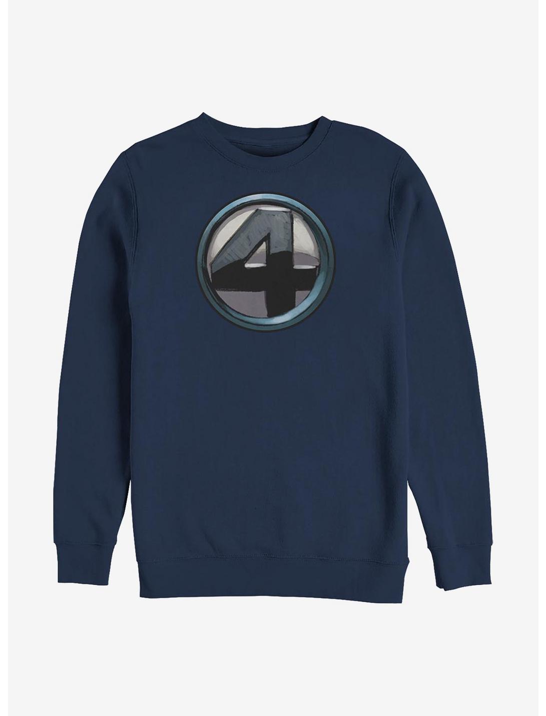 Marvel Fantastic Four Team Costume Crew Sweatshirt, NAVY, hi-res