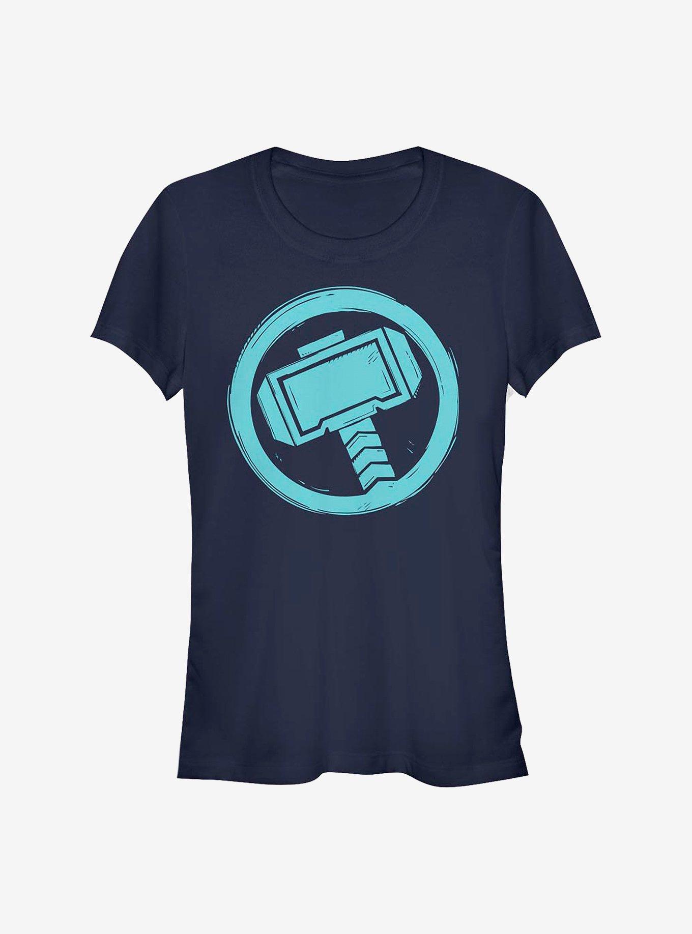Marvel Thor Woodcut Thor Girls T-Shirt