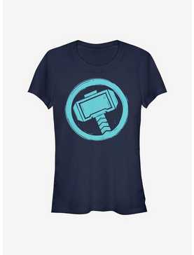 Marvel Thor Woodcut Thor Girls T-Shirt, , hi-res