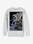 Marvel Fantastic Four The Four Crew Sweatshirt, WHITE, hi-res