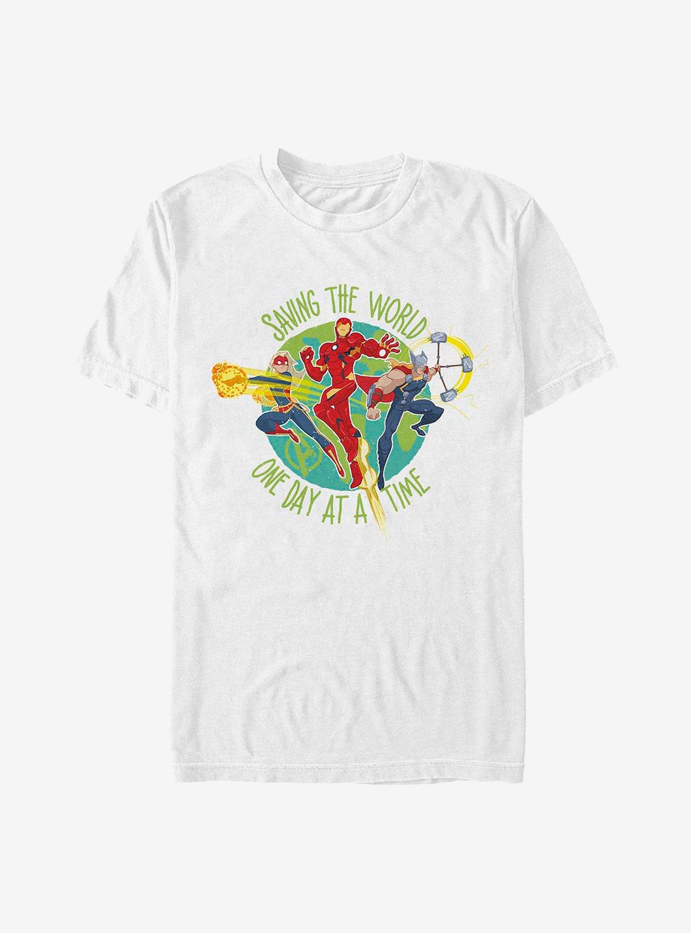 Marvel Avengers Saving The World T-Shirt, WHITE, hi-res